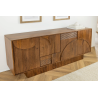 Komoda Art Deco 170cm masiv hnědé mango  TV stolky a komody 45478