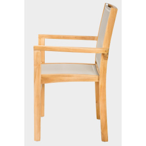 Dřevěná sestava z teaku FLOSS + ROMA  Zahradní sety 11246S