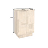Barová komoda Art Deco 140cm masiv mango  TV stolky a komody 44088