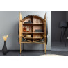 Vysoká komoda Lion 160cm masiv mango black  Komody 45850