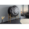 Vysoká komoda Lion 160cm masiv mango black  Komody 45850