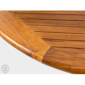 Teakový stůl rozkládací ELEGANTE 120x130-180 cm  Zahradní stoly a stolky 11021