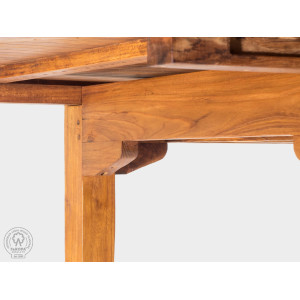 Teakový stůl rozkládací ELEGANTE 100x160-220 cm  Zahradní stoly a stolky 11120