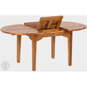 Teakový stůl rozkládací ELEGANTE 120x160-220 cm  Zahradní stoly a stolky 11022