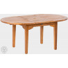 Teakový stůl rozkládací ELEGANTE 120x160-220 cm  Zahradní stoly a stolky 11022
