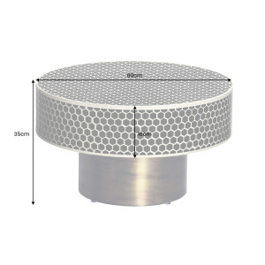 Kulatý konferenční stolek HARMONY NATURE 60cm  Konferenční stolky 45206