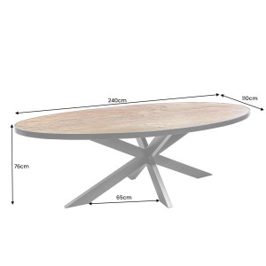 Jídelní stůl MOUNTAIN SOUL 240cm  Jídelní stoly 45671