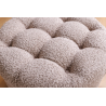 Taburet MODERN BAROCk 50 CM šampaňský bouclé  Taburety a podnožky 45066