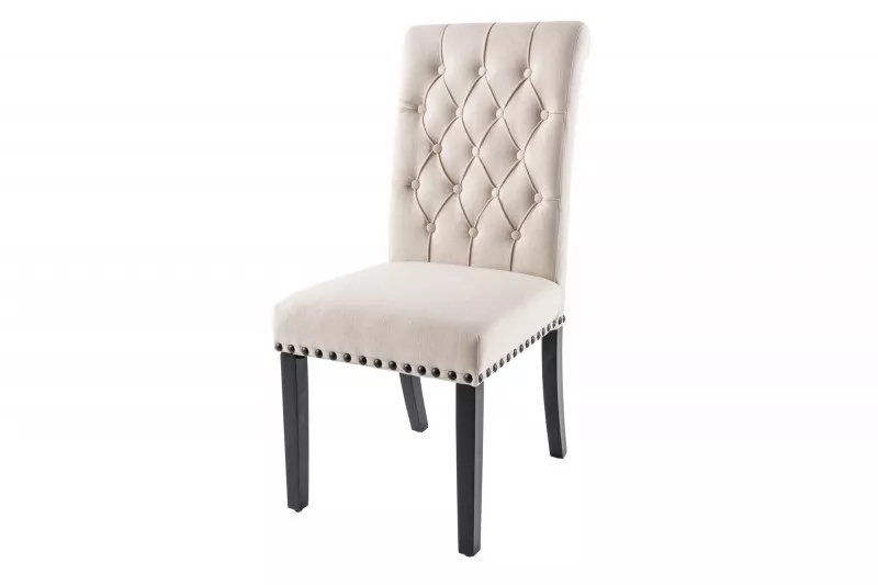 2SET zámecká židle CASTLE béžová  Sedací nábytek 43215