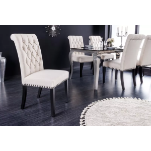 Zámecká židle CASTLE béžová  Sedací nábytek 43215