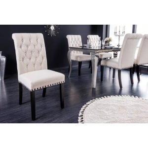 2SET zámecká židle CASTLE béžová  Sedací nábytek 43215