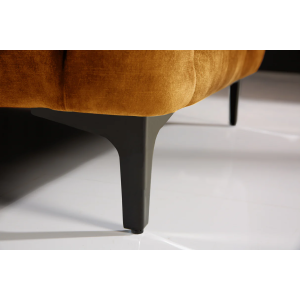 Pohovka 3místná MODERN BAROCK 240cm hořčicově žlutá  Pohovky 44392