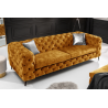 Pohovka 3místná MODERN BAROCK 240cm hořčicově žlutá  Pohovky 44392