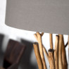 Stojací lampa EUPHORIA 175 CM hnědá naplavené dříví  Lampy 19472