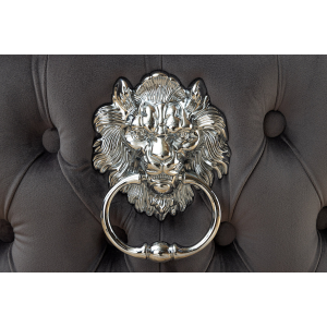 Set 2 židlí CASTLE DELUXE - šedá  Židle 45732