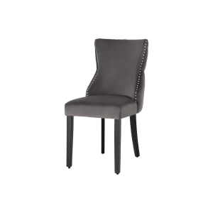 Set 2 židlí CASTLE DELUXE - šedá  Židle 45732