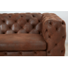 3místná pohovka MODERN BAROCK 240cm z mikrovlákna starohnědá  Pohovky 44396