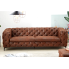 3místná pohovka MODERN BAROCK 240cm z mikrovlákna starohnědá  Pohovky 44396