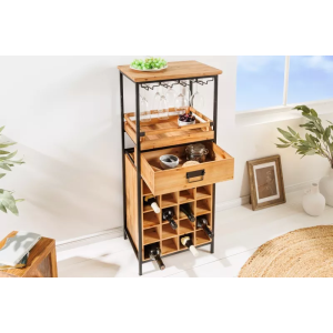 Barový regál SEVEN SEAS 120 CM masiv borovice  Regály 43921