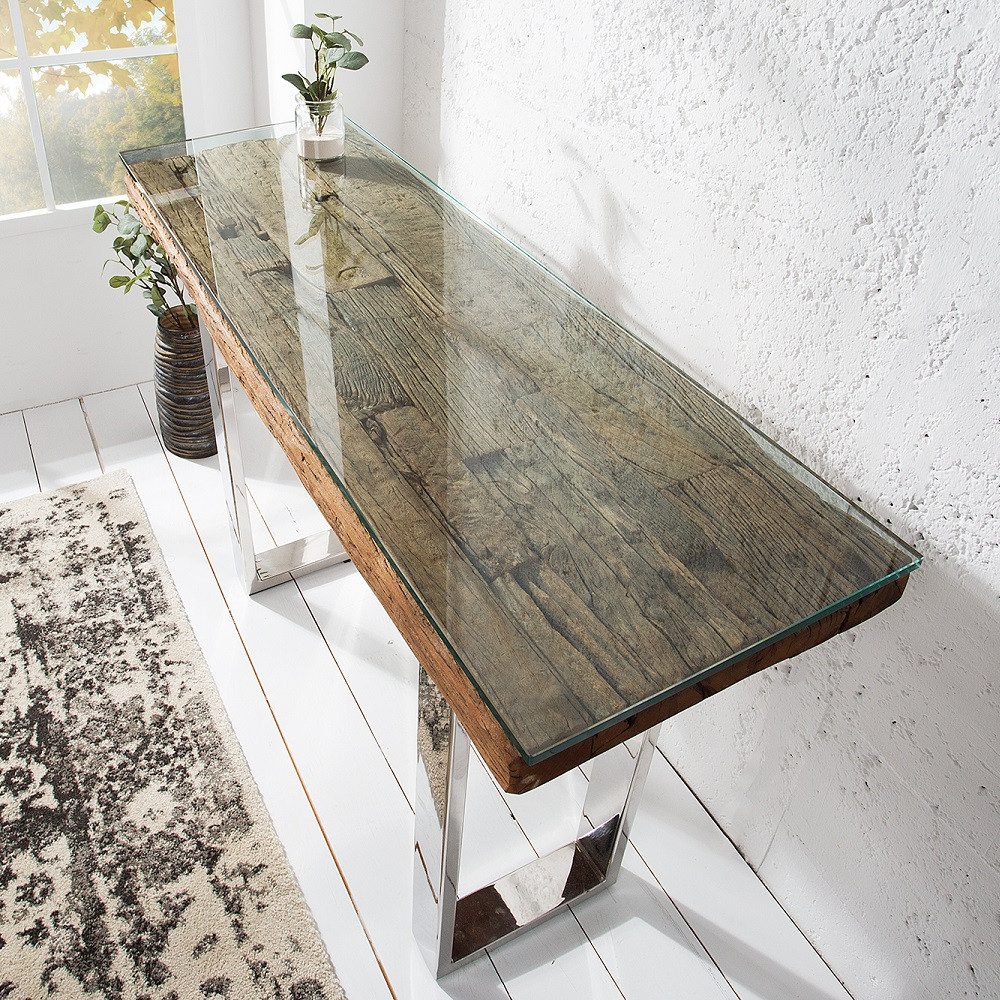 Konzolový stolek BARRACUDA 120 CM masiv teak  Konzolové stolky 36649