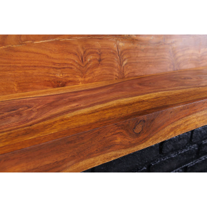 Nástěnná police MAKASSAR 140 CM masiv sheesham  Knihovny a police 44746