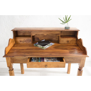 Sekretář MAKASSAR NATUR 115 CM masiv sheesham  Pracovna 17293