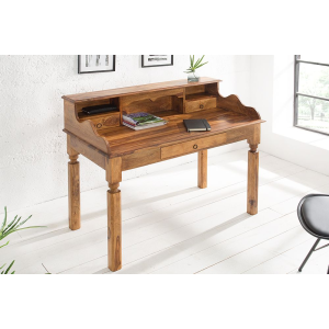 Sekretář MAKASSAR NATUR 115 CM masiv sheesham  Pracovna 17293