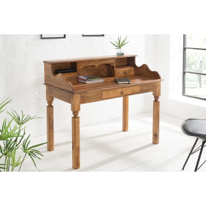 Sekretář MAKASSAR NATUR 115 CM masiv sheesham  Pracovna 17293