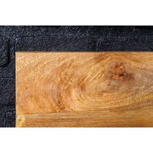 Nástěnná police MAKASSAR 140 CM masiv mango  Knihovny a police 44743