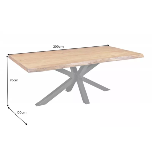 Jídelní stůl MAMMUT II 200 CM masiv akácie  Kuchyň a jídelna 43785