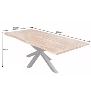 Jídelní stůl MAMMUT GALAXIE 200 CM masiv sheesham  Kuchyň a jídelna 43700