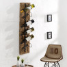 Držák na lahve Euphoria recyklovaný teak  Stojany na víno 37138