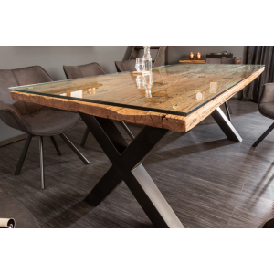 Jídelní stůl BARRACUDA X 180 CM masiv teak  Kuchyň a jídelna 39698