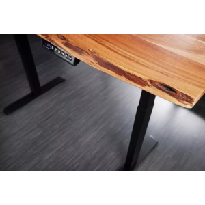 Výškově nastavitelný psací stůl MAMMUT 140 CM masiv akácie  Pracovní a psací stoly 43667