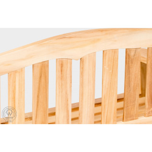 Masivní lavice z teakového dřeva ALDA  Zahradní sedací nábytek 11125