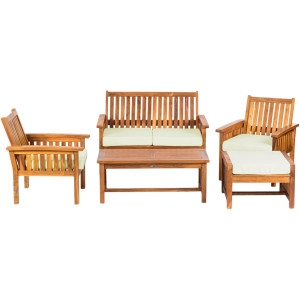 taburet z teaku ROSALINE  Zahradní stoly a stolky 11111