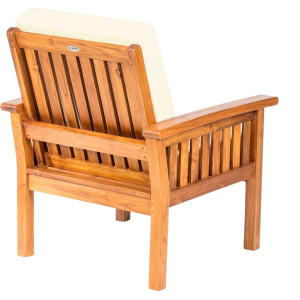 Teaková zahradní sestava ROSALINE I  Zahradní stoly a stolky 611