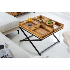 Konferenční stolek HANDY 80 CM masiv mango  Konferenční stolky 41656