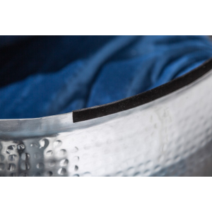 Konferenční stolek ORIENT STORAGE 70 CM stříbrný s úložným prostorem  Konferenční stolky 40232