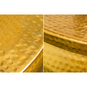 Konferenční stolek ORIENT STORAGE 70 CM zlatý s úložným prostorem  Konferenční stolky 40231