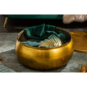 Konferenční stolek ORIENT STORAGE 70 CM zlatý s úložným prostorem  Konferenční stolky 40231