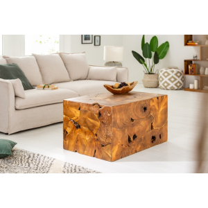 Konferenční stolek SQUARE 90 CM masiv teak  Konferenční stolky 39227