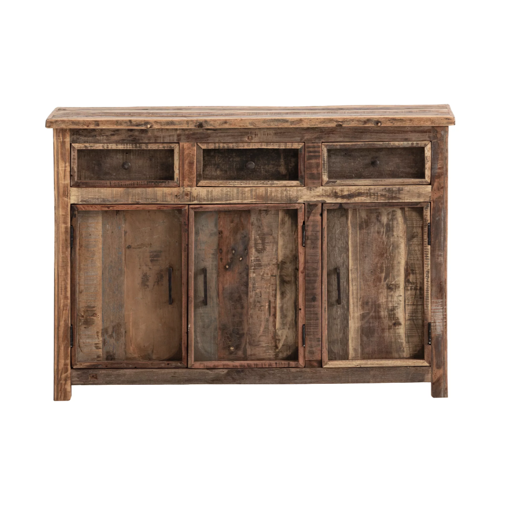 Příborník Sumatra se 3 dveřmi - recyklované dřevo Sumatra Příborníky MH2404W