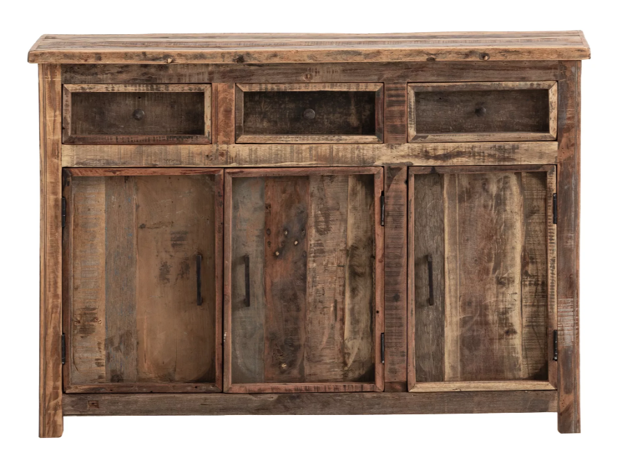 Příborník Sumatra se 3 dveřmi - recyklované dřevo Sumatra Příborníky MH2404W