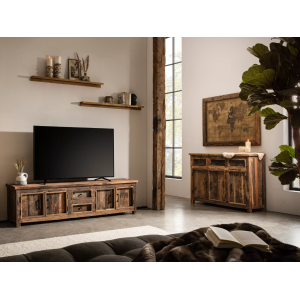 Příborník Sumatra se 3 dveřmi - recyklované dřevo Sumatra Příborníky MH2404W