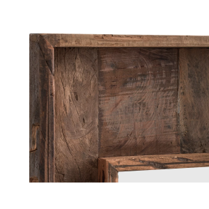 Sumatra zrcadlo s háčkem z recyklovaného dřeva Sumatra Zrcadla MH2398W