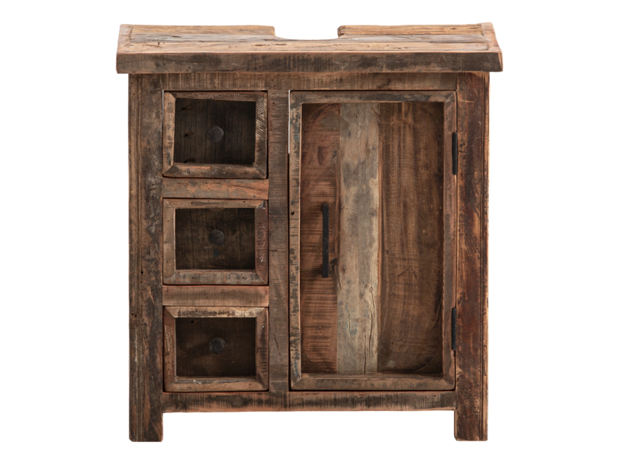 Spodní dřezová skříňka Sumatra z recyklovaného dřeva Sumatra Koupelna MH2412W