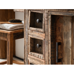 Spodní dřezová skříňka Sumatra z recyklovaného dřeva Sumatra Koupelna MH2412W