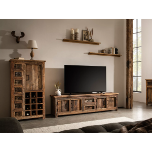 TV stolek Sumatra 4 dveře - recyklované dřevo Sumatra TV stolky a komody MH2406W