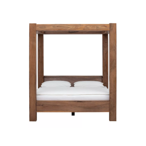 Luxusní postel s nebesy Osbon z masivního akátového dřeva Osbon Postele MH2456W